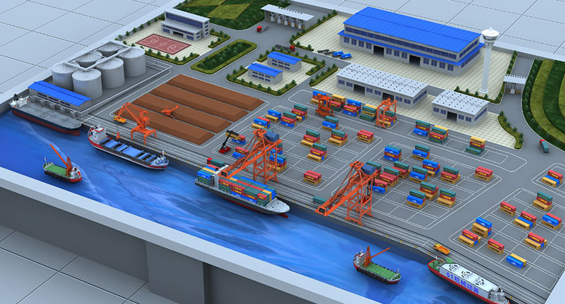 伊兰县工业沙盘3