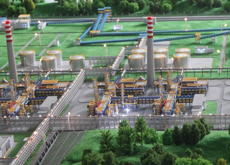 伊兰县石化区模型