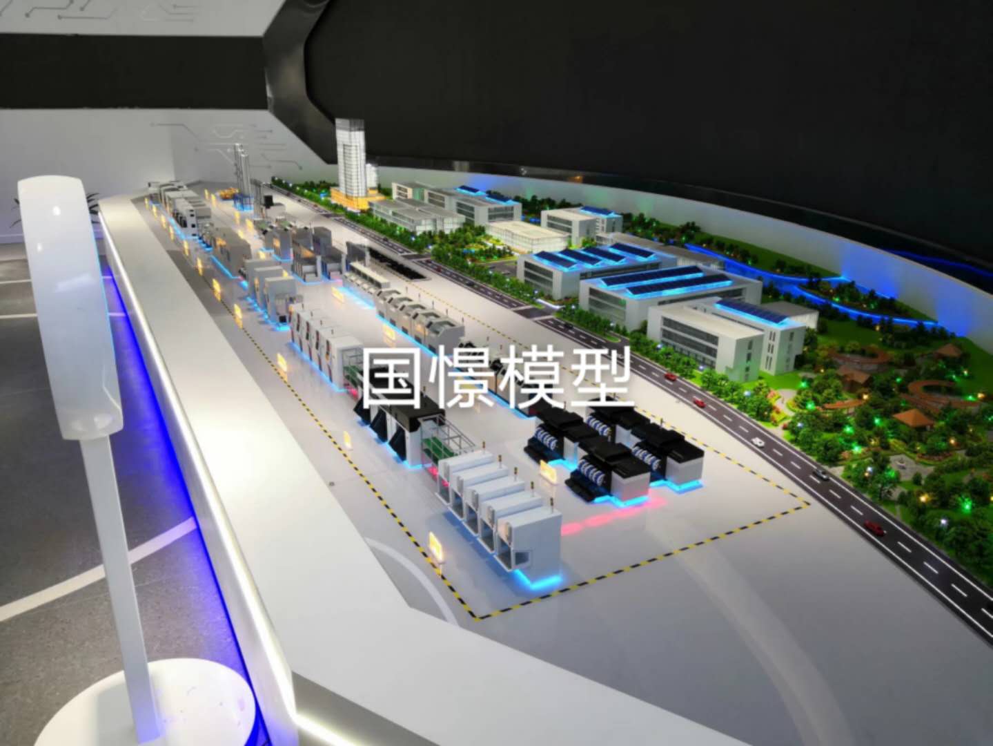 伊兰县建筑模型