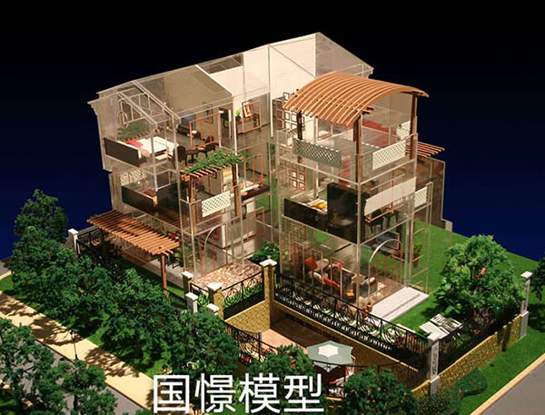 伊兰县建筑模型