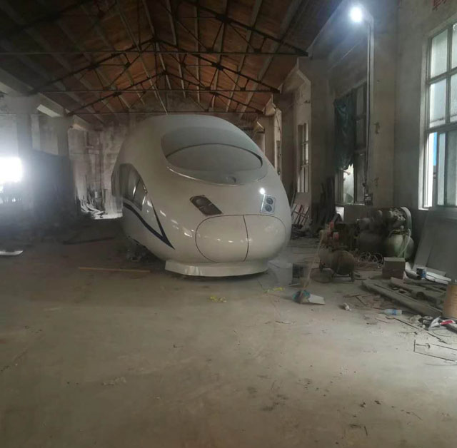 伊兰县高铁模型